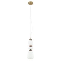 Pojedyńcza lampa wisząca z ceramiki i szkła w stylu Art Deco CERAMIC LED Nowodvorski 11701
