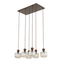 Lampa wisząca BALLO ORZECH 6XE14 TK Lighting 11840