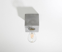 Lampa sufitowa, oprawa ARIZ betonowa Sollux Lighting SL.0681