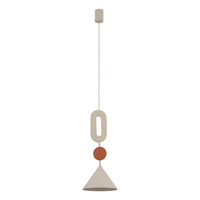 Lampa wisząca z metalu i MDF-u DROPS COLOR E Nowodvorski 11192