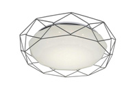 SVEN LAMPA SUFITOWA PLAFON 43 16W LED 3000K SZARY Candellux 98-66305