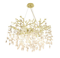 Lampa wisząca CINDY 80cm złota Zuma Line MD4115-1-EGN