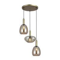 Lampa wisząca Gater 3xE27 Italux PND-23541-3-GD-CH