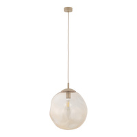Lampa wisząca szklana zniekształcona kula 35cm LAVA L SABIA 1xE27 Tk Lighting 11325