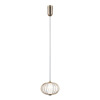 Lampa wisząca Rabel złota 3000K Italux PND-344221-1-HBR