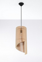 Lampa wisząca ALEXIA naturalne drewno Sollux Lighting SL.0640