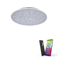 Lampa sufitowa plafon Q-NIGHTSKY LED Paul Neuhaus 8037-95 sterowana pilotem funkcja smart