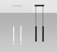 Lampa wisząca WEZYR metal szkło Sollux Lighting SL.0958 SL.0961