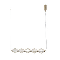 Lampa wisząca Sevil złota LED Italux PND-34403-5-HBR