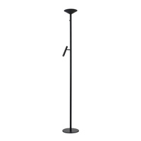 Czarna lampa podłogowa TROST FLOOR DIMM SWITCH BK Azzardo AZ7297