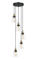 Lampa wisząca FRANCIS Italux MDM-2563/5 GD+CL