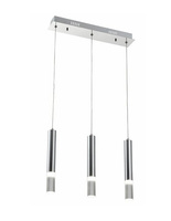 Lampa wisząca potrójna GWEN chrom LED Reality 330503-06