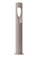 Beżowy 60cm okrągły słupek ogrodowy VILAGIO 60 IP65 4000K BEIGE Azzardo AZ7136