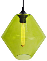 BREMEN LAMPA WISZĄCA 20 1X60W E27 KLOSZ ZIELONY + ŻARÓWKA Candellux 31-36353