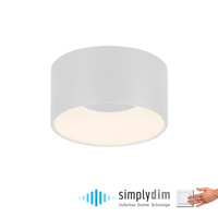Okrągła biała oprawa natynkowa o średnicy 16cm TANIKA LED z funkcją SimplyDim Just Light 14325-16