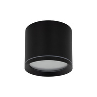 Oprawa sufitowa czarna tuba na żarówke GX53 VIVO BLACK Tk Lighting 10594
