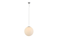 Lampa wisząca White Ball 20 AZ1325 - biały klosz kula E27 20 cm