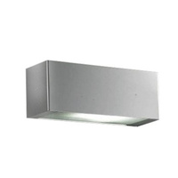 Kinkiet w kolorze alumnium 23cm światło w dół ARCHO A ALU/WHITE Azzardo AZ0199