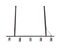 Lampa wisząca BIRAM czarna plus chrom Azzardo AZ2638