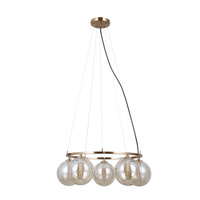 Lampa wisząca Molite złota 5xG9 Italux PND-1098-5R-HB