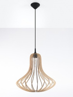 Lampa wisząca ELZA naturalne drewno Sollux Lighting SL.0641