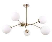 Lampa wisząca ANNES brąz antyczny Italux PND-56980-6C