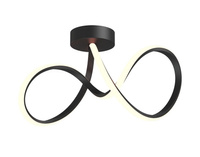 Lampa sufitowa czarna CLINT LED Zuma Line MX6347-1-3BT