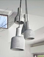 Lampa wisząca z betonu KARINA 4 AZzardo CPL-13007