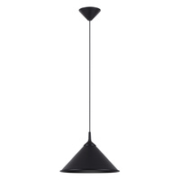 Lampa wisząca ZUMA czarna Sollux SL.1326