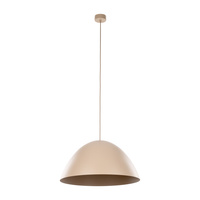 Metalowa lampa wisząca w kolorze beżowym o średnicy 50cm FARO SABIA 1xE27 Tk Lighting 10658