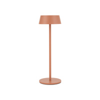 Lampka stołowa na stolik na tarasie w kolorze terakota USB 3000K AMY LED Nowodvorski 11534