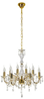 MARIA TERESA LAMPA WISZĄCA 8X40W E14 ZŁOTY Candellux 38-94653