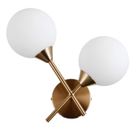 Kinkiet mosiądz miodowy EVORA Italux WL-55342-2-HB