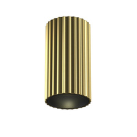 Karbowana mała tuba w kolorze mosiężnym 1xGU10 Calipso C106CL-01-GU10-BS Maytoni