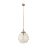 Lampa wisząca nieregularny szklany klosz 25cm LAVA M SABIA 1xE27 Tk Lighting 11327