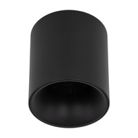 Czarna tuba sufitowa o średnicy 7,3cm LED BLAZE BLACK CCT 12W Tk Lighting 18158