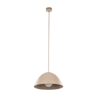 Metalowa lampa wisząca w kolorze beżowym o średnicy 34cm FARO SABIA 1xE27 Tk Lighting 10657