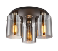 Lampa sufitowa potrójna nikiel satynowy SARDO Italux SPL-5581-3SC-SC-SG