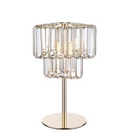  Lampka stołowa złota kryształowa HELIOS 1xG9 Zuma Line T0496-01G-F7AC