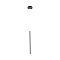 Pojedyńcza czarna cienka lampa wisząca LED 3000K FLUTE 2111-18