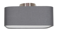 HUNTS LAMPA WISZĄCA 32X32 2X40W E27 SZARY Candellux 31-41524