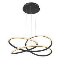 Lampa wisząca PANDA BLACK LED Globo 67201SH-30