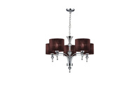 Lampa wisząca IMPRESS 5 BROWN AZzardo AZ0499