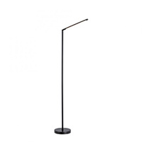Lampa podłogowa czarna DAWDA led Leuchten Direkt 11012-18