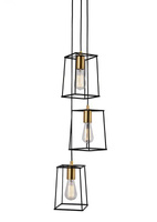 Lampa wisząca Alanis Italux MD-BR16556-D3-B/G