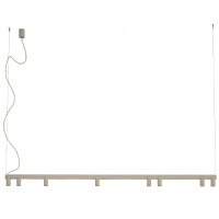 Podłużna lampa wisząca 200cm 8 tub na belce FOURTY LINE LED Nowodvorski 12291