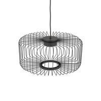 Lampa wisząca druciana cylindryczna w kolorze jedwabistego grafitu na żarówkę GX53 KENAI C Nowodvorski 12228