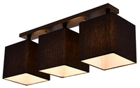 BOHO LAMPA SUFITOWA 3X40W E27 CZARNY Candellux 33-58386