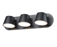 Kinkiet KUOLA LED Italux MB1350-3 BK