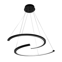 Lampa wisząca LED DOUBLEMOON 30W Milagro ML1178 - designerska lampa wisząca, idealna do nowoczesnych wnętrz.